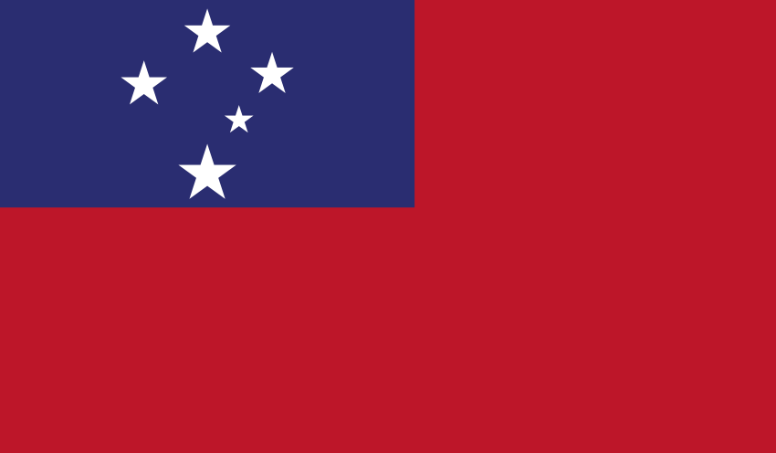 Flag Samoa